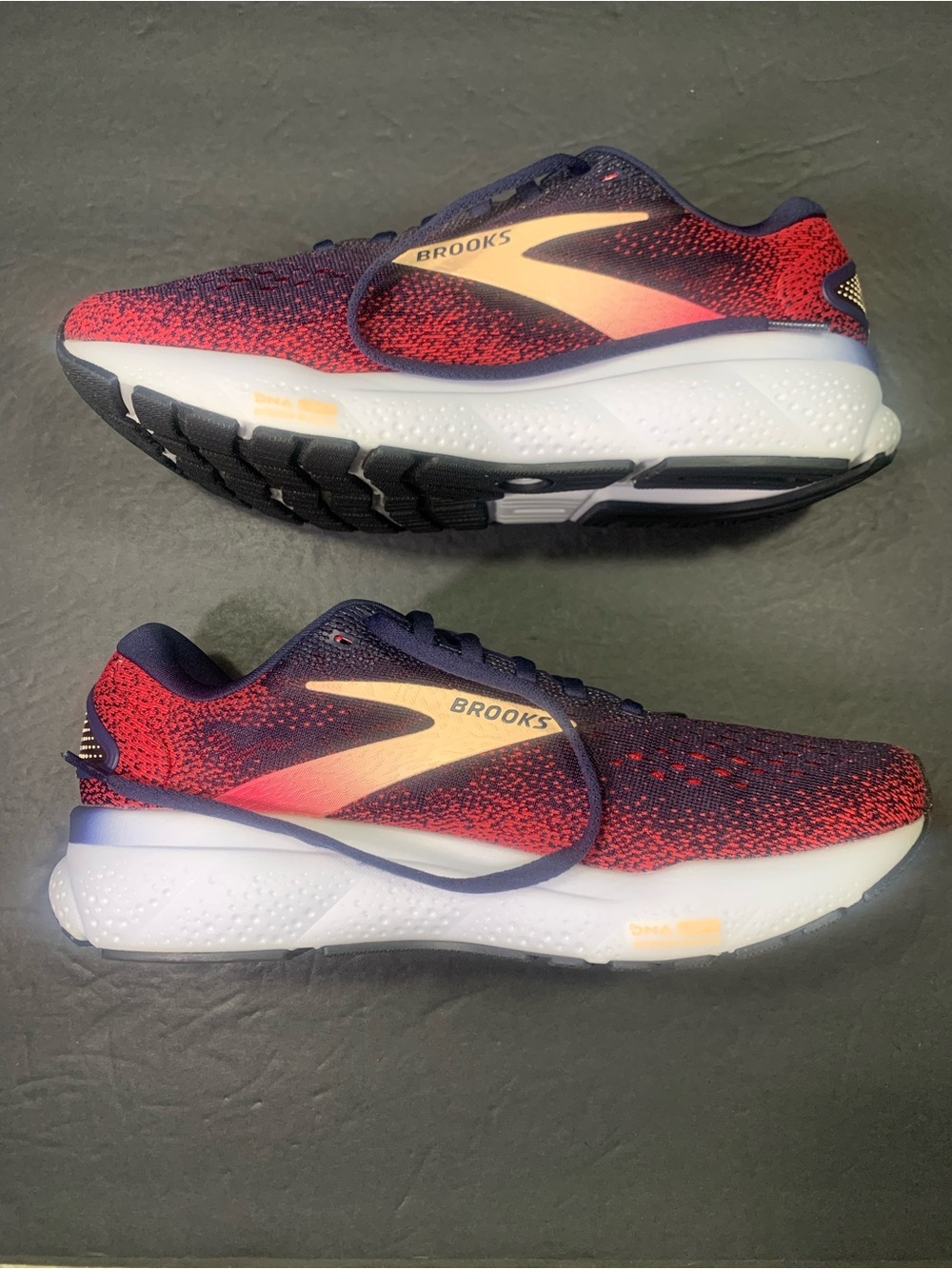 Brooks Ghost 16 Women’s Blue Red Running Walking Sneakers Shoe Size- 8.5 - Picture 6 of 12